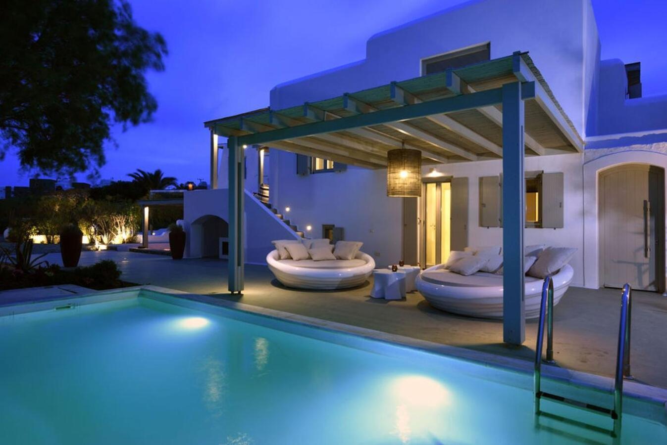 Villa Dafni 4Bed With Pool In Kalafatis Spilia Mykonos Town Екстериор снимка
