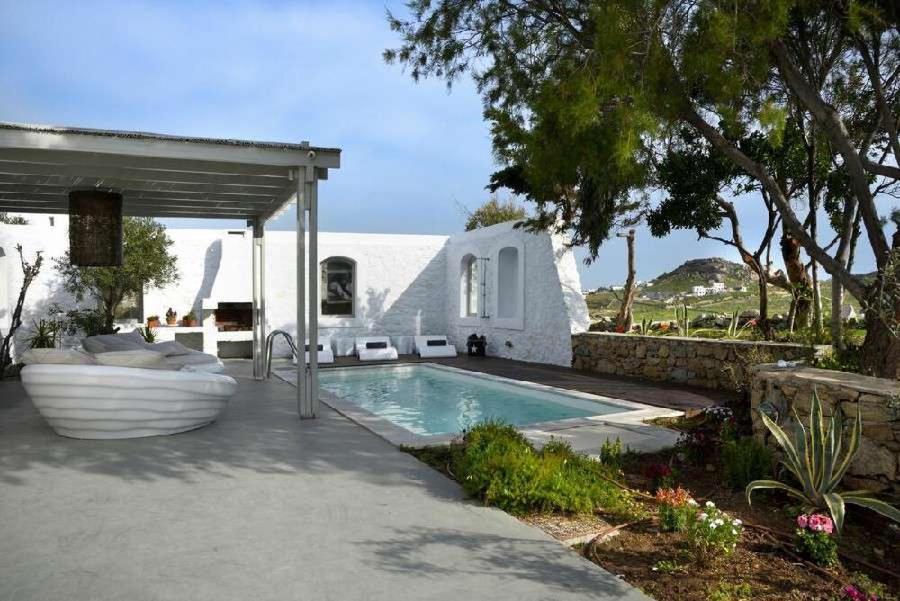 Villa Dafni 4Bed With Pool In Kalafatis Spilia Mykonos Town Екстериор снимка