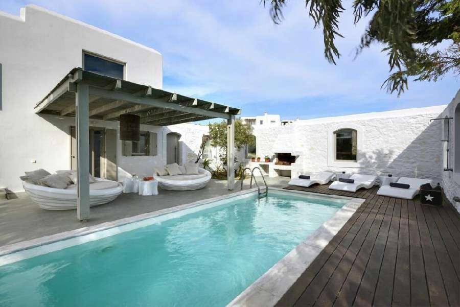 Villa Dafni 4Bed With Pool In Kalafatis Spilia Mykonos Town Екстериор снимка